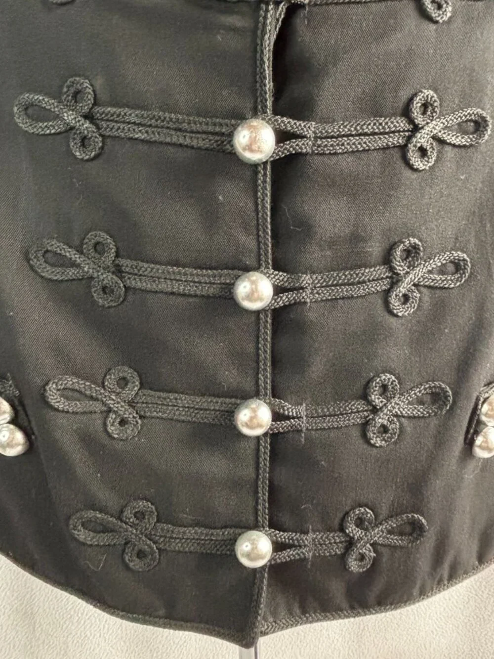 Hungarian Bocskai Folk Vest Soutache Studded Military Nobility